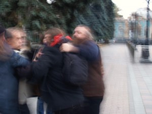 Православные люди несут слово Божие, аллилуйя!