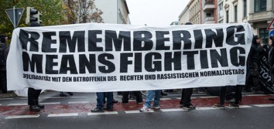 Demonstration gegen rechte Gewalt und Rassismus